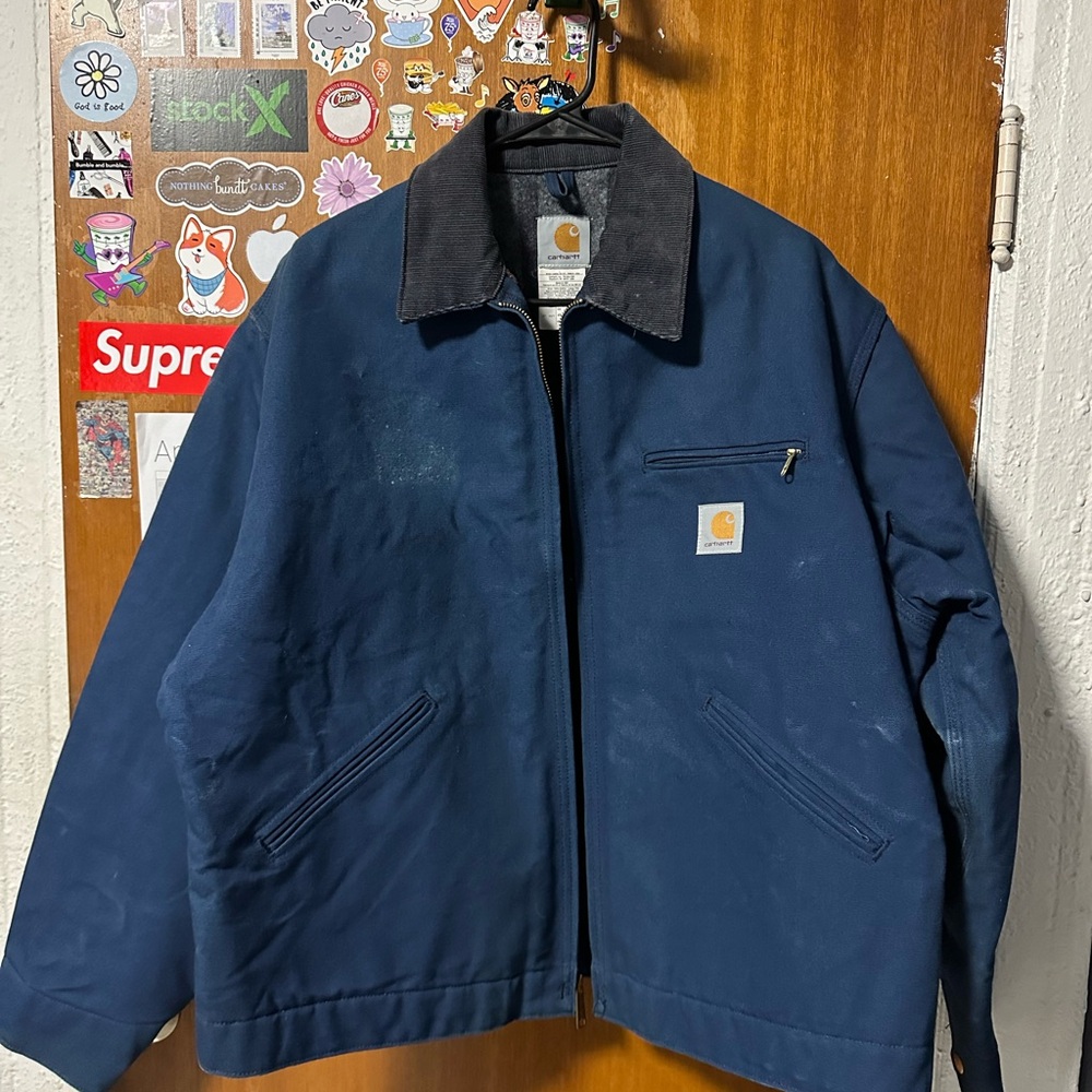 vintage carhartt detroit jacket